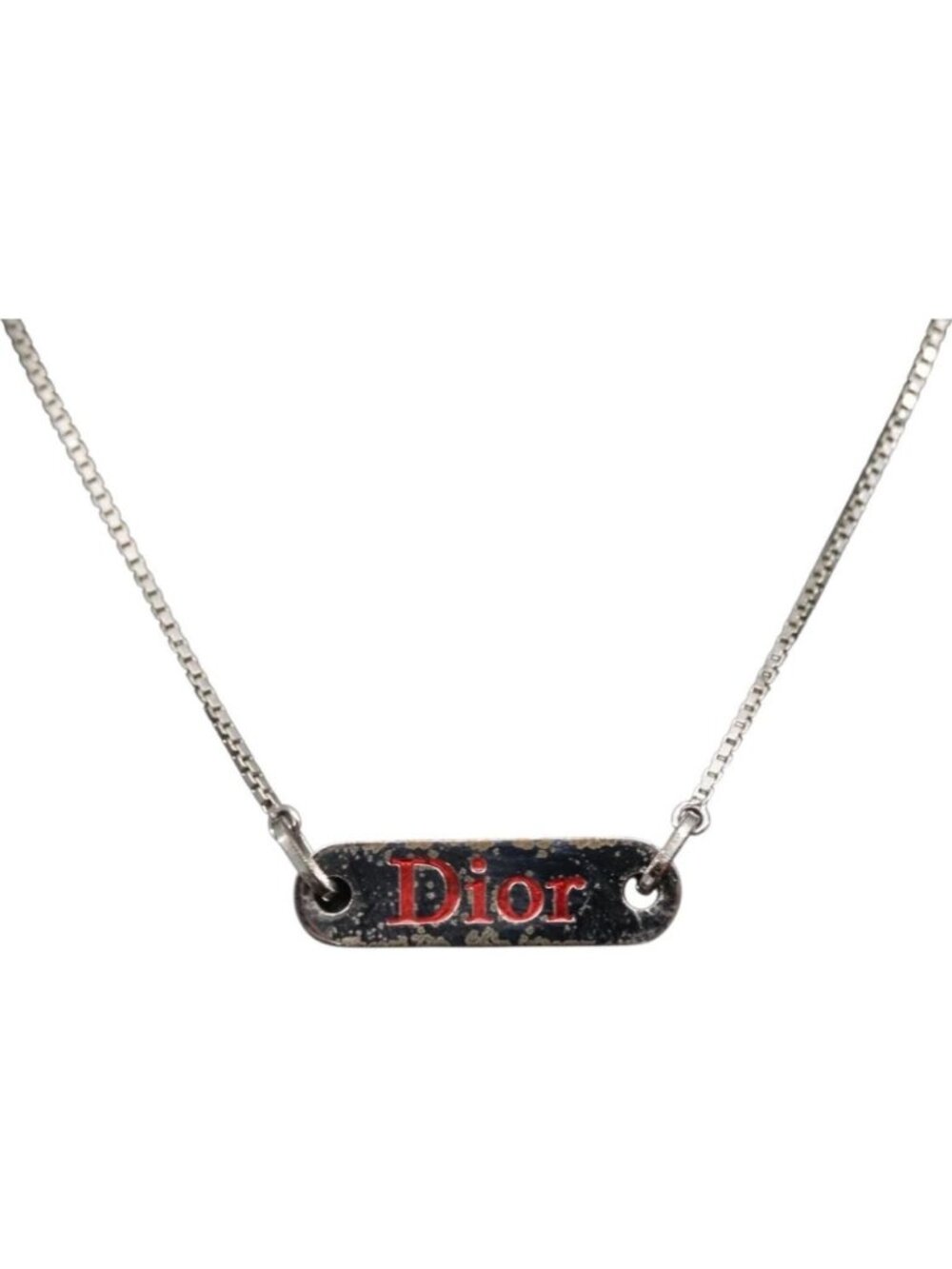 Christian Dior Choker metal Silver